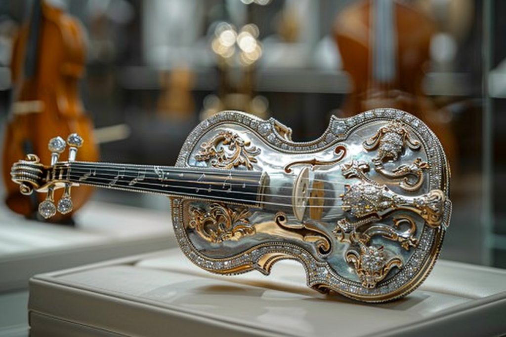 Créations joaillières inspirées par les instruments de musique