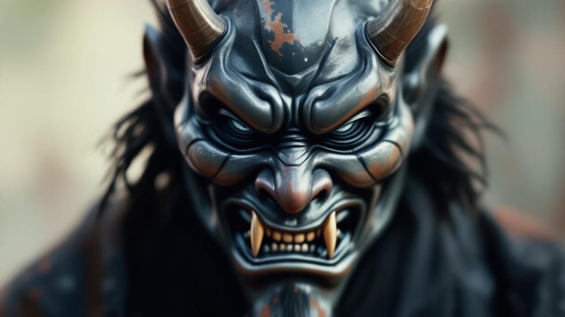 Accessoire ou armure ? Le masque oni au service de l’identité vestimentaire