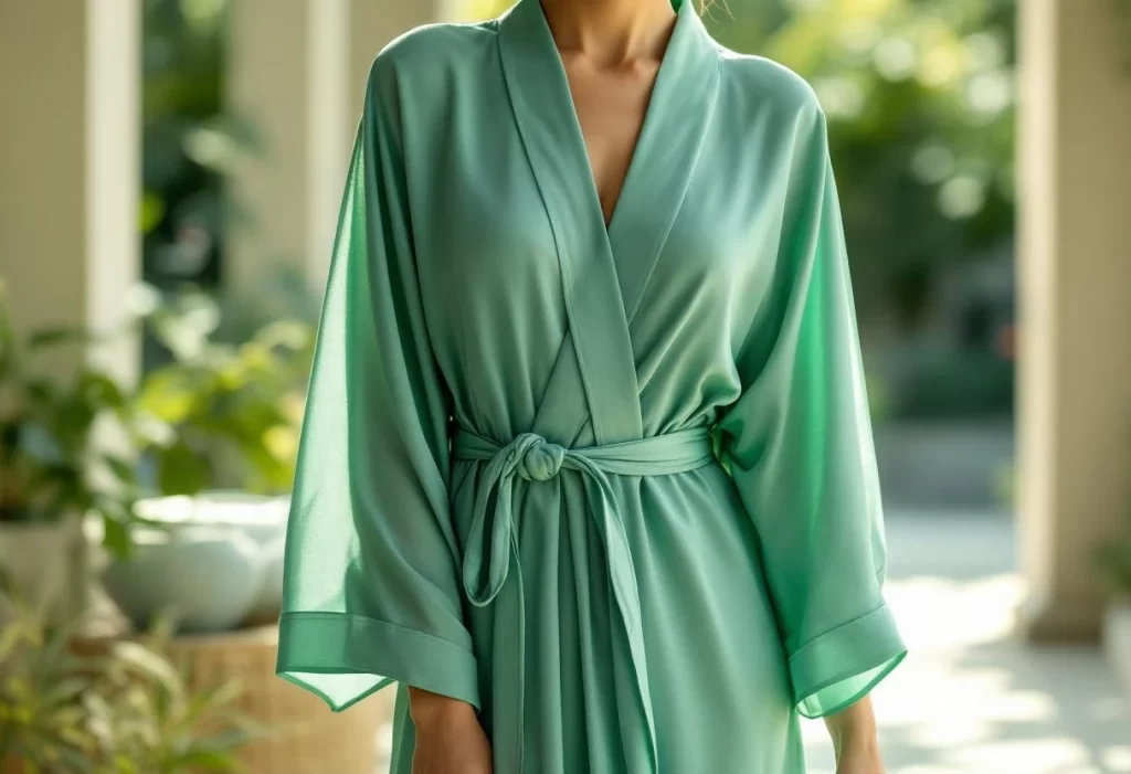 Robe vert d’eau longue : la pièce incontournable pour une silhouette élancée