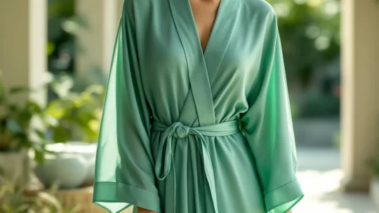 Robe vert d’eau longue : la pièce incontournable pour une silhouette élancée