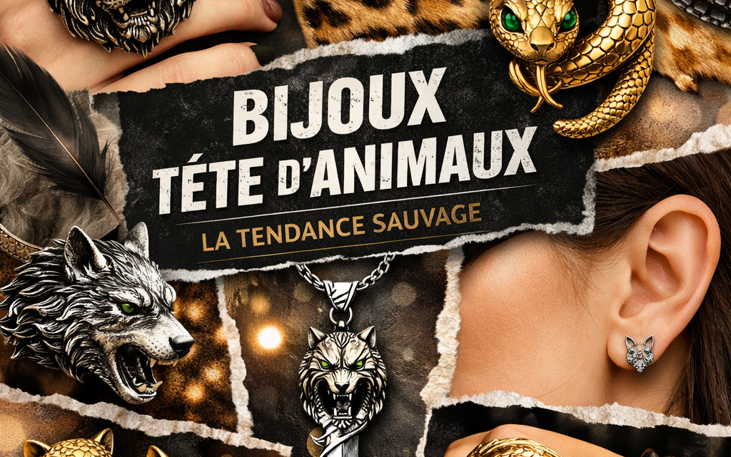 Bijoux avec tête d’animaux : la tendance sauvage qui fait craquer la mode