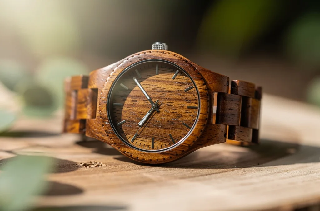Quand la nature habille le poignet : la montre en bois dans la mode contemporaine