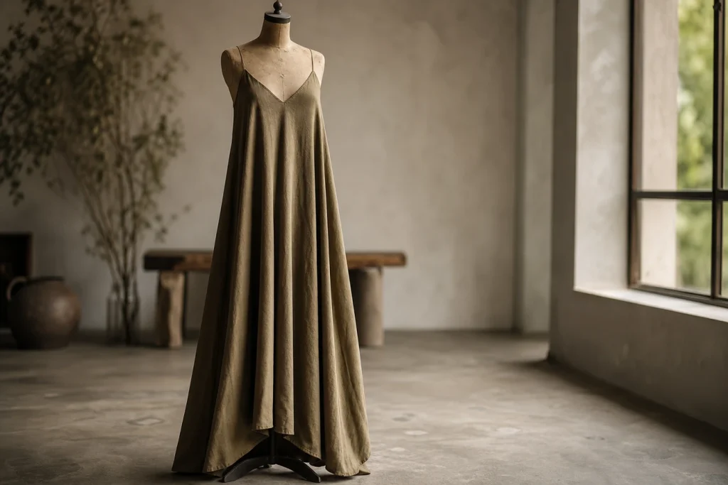 La robe trapèze longue a-t-elle remplacé la petite robe noire dans nos dressings ?