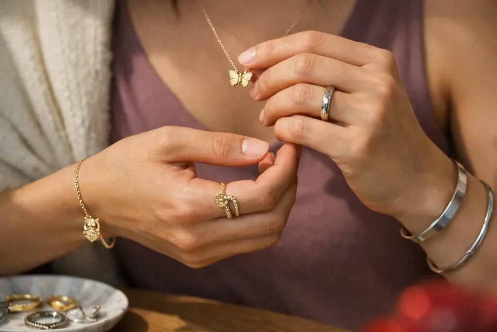 Allergie au nickel : quels bijoux porter sans réaction (acier 316L, titane, or 18 carats)