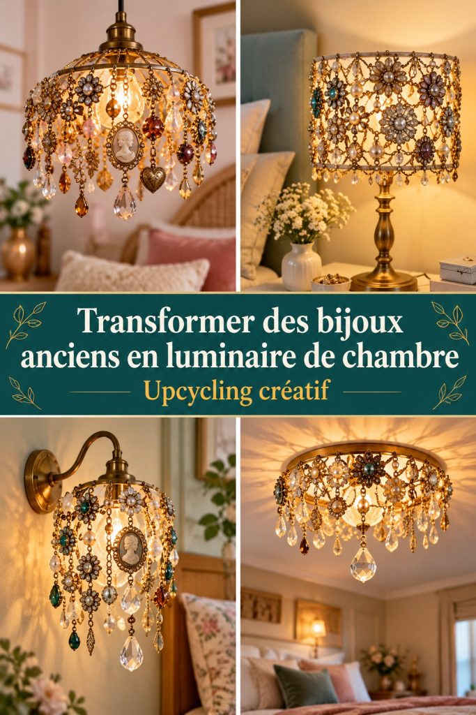 Transformer vos bijoux anciens en abat-jour originaux